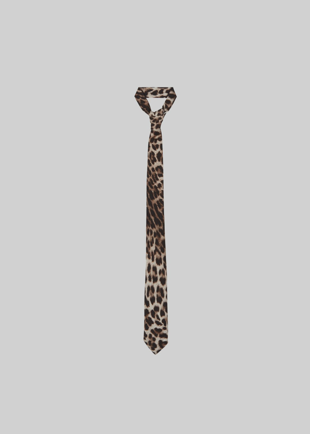 Lene Leopard Print Tie Brown - Women