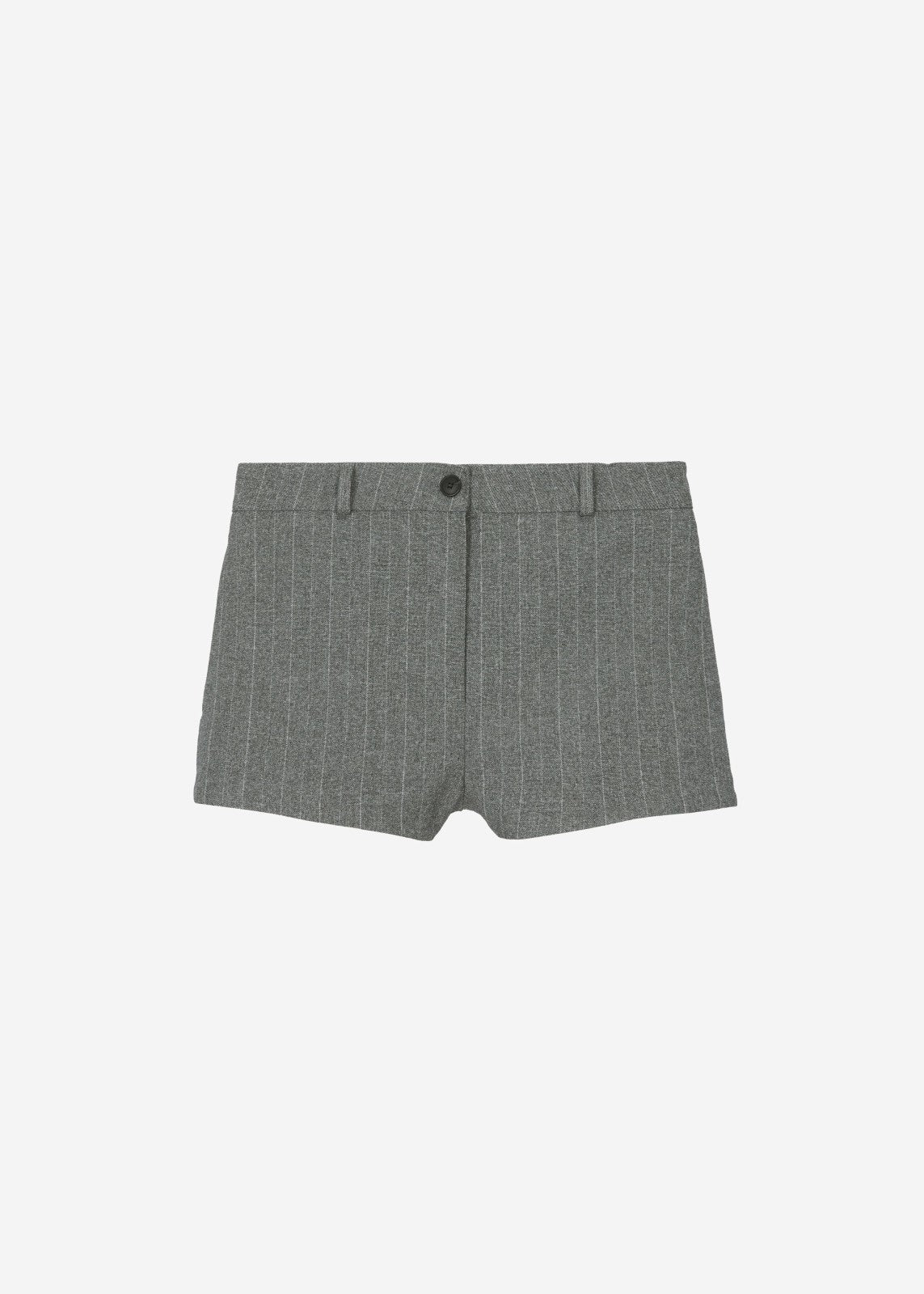 Tenby Striped Hot Pants Grey Melange - Women