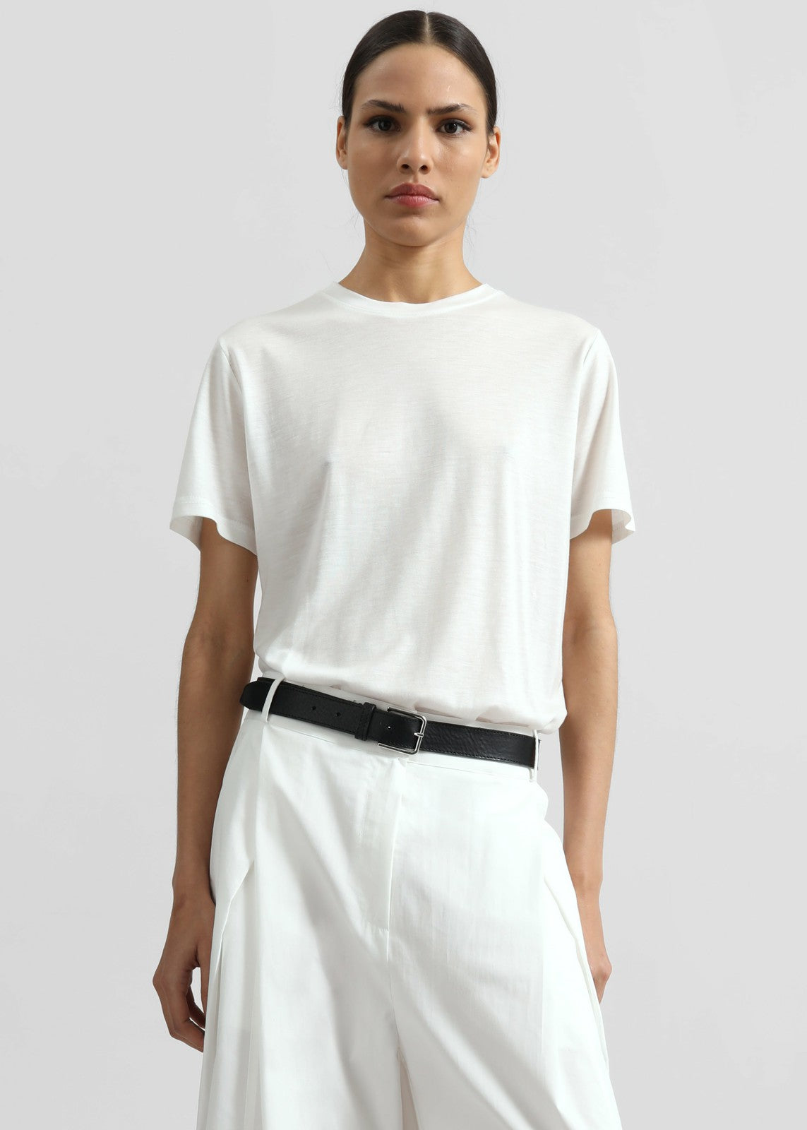 Amal Fluid Tee White - Women