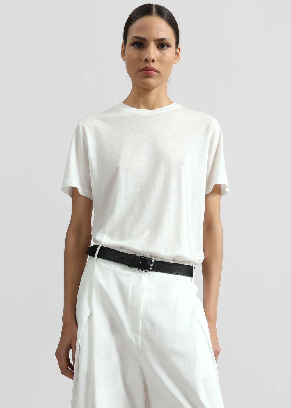 Amal Fluid Tee White - Women
