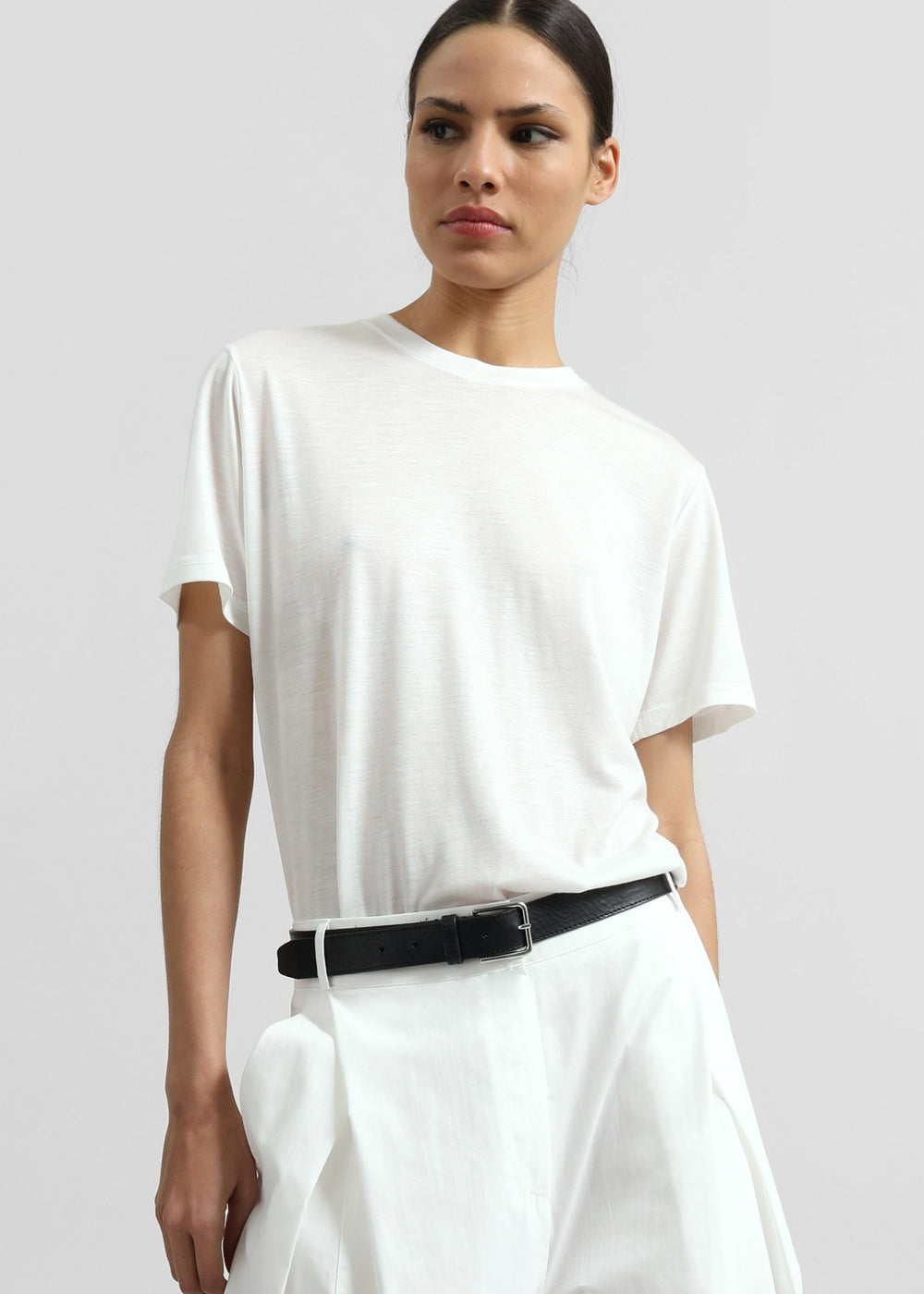 Amal Fluid Tee White - Women