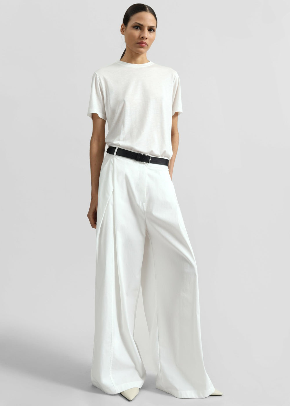 Amal Fluid Tee White - Women