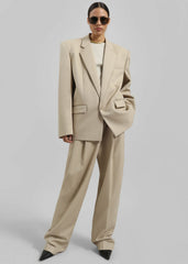 Jun Blazer Beige - Women