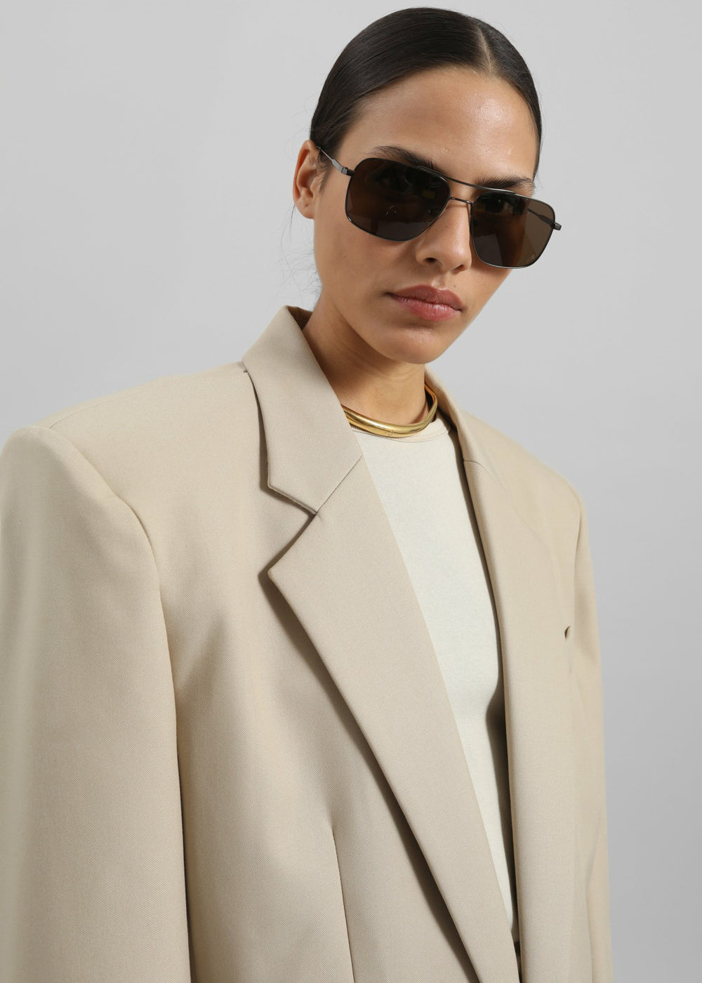 Jun Blazer Beige - Women