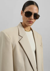 Jun Blazer Beige - Women