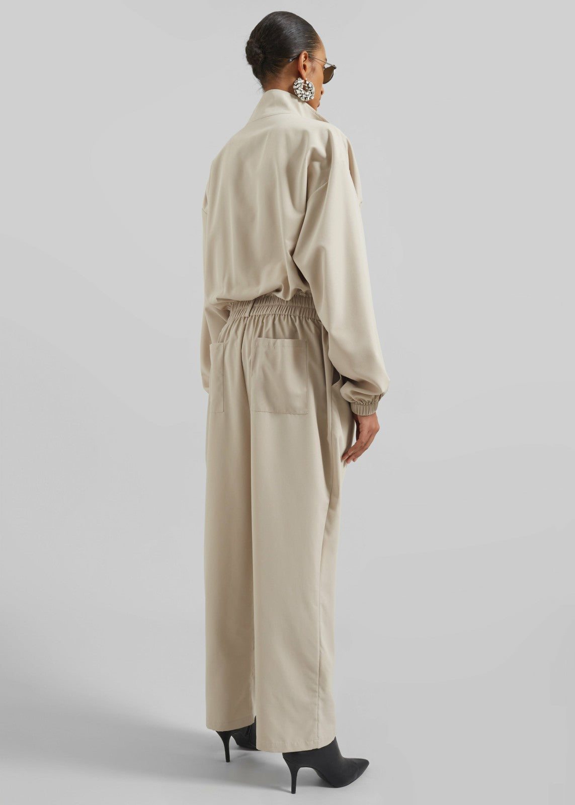 Tropez Jumpsuit Beige - Women