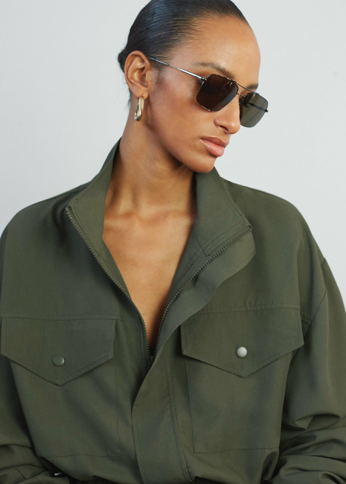 Tropez Jumpsuit Khaki - Women