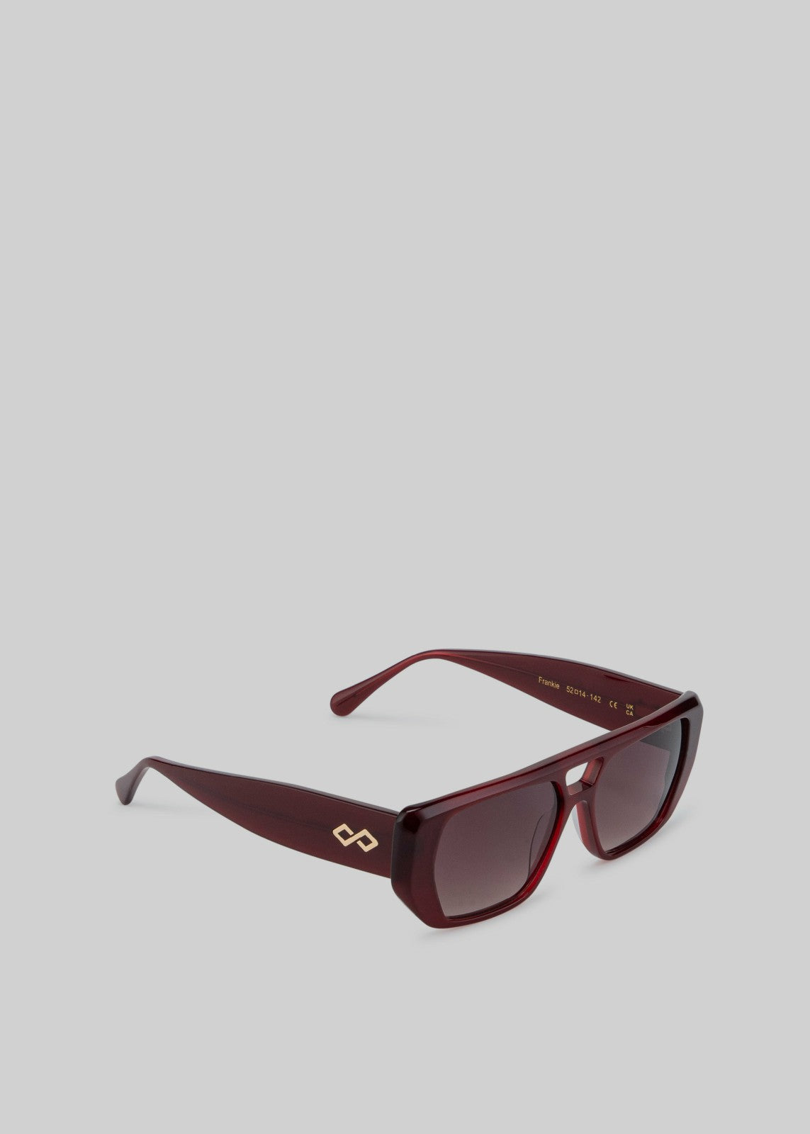 Karen Wazen x TFS Frankie Sunglasses Burgundy - Women