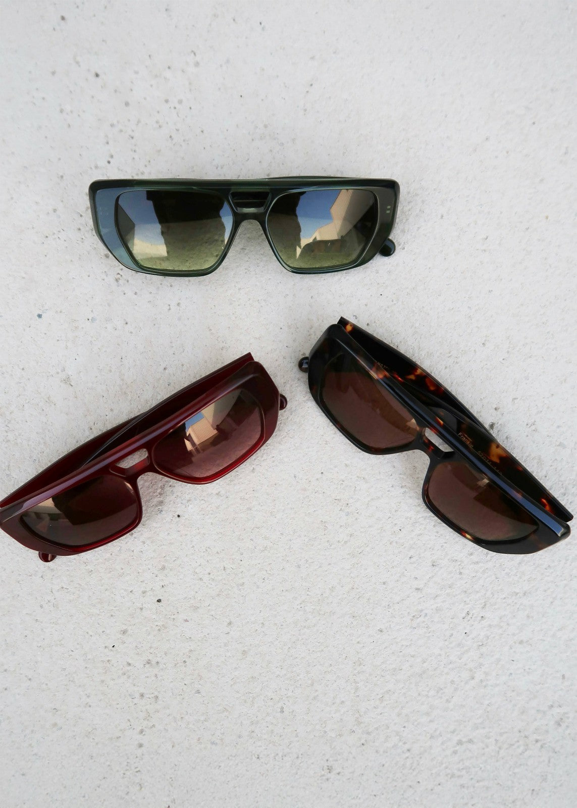 Karen Wazen x TFS Frankie Sunglasses Burgundy - Women