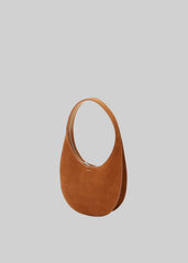 Coperni Suede Double Gusset Swipe Bag Brown - Women