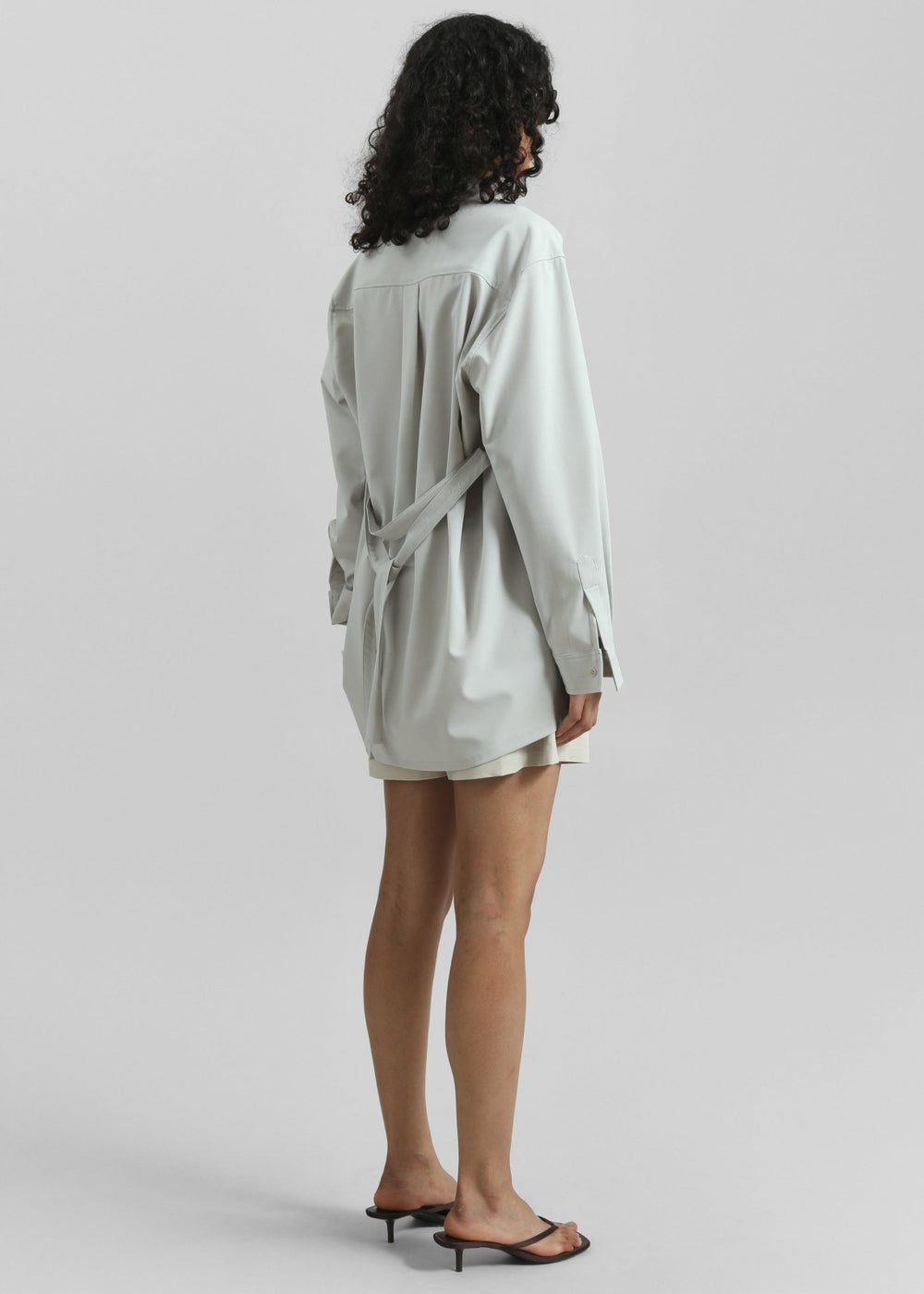 Alven Belted Shirt Stone - Women