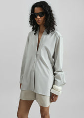 Alven Belted Shirt Stone - Women