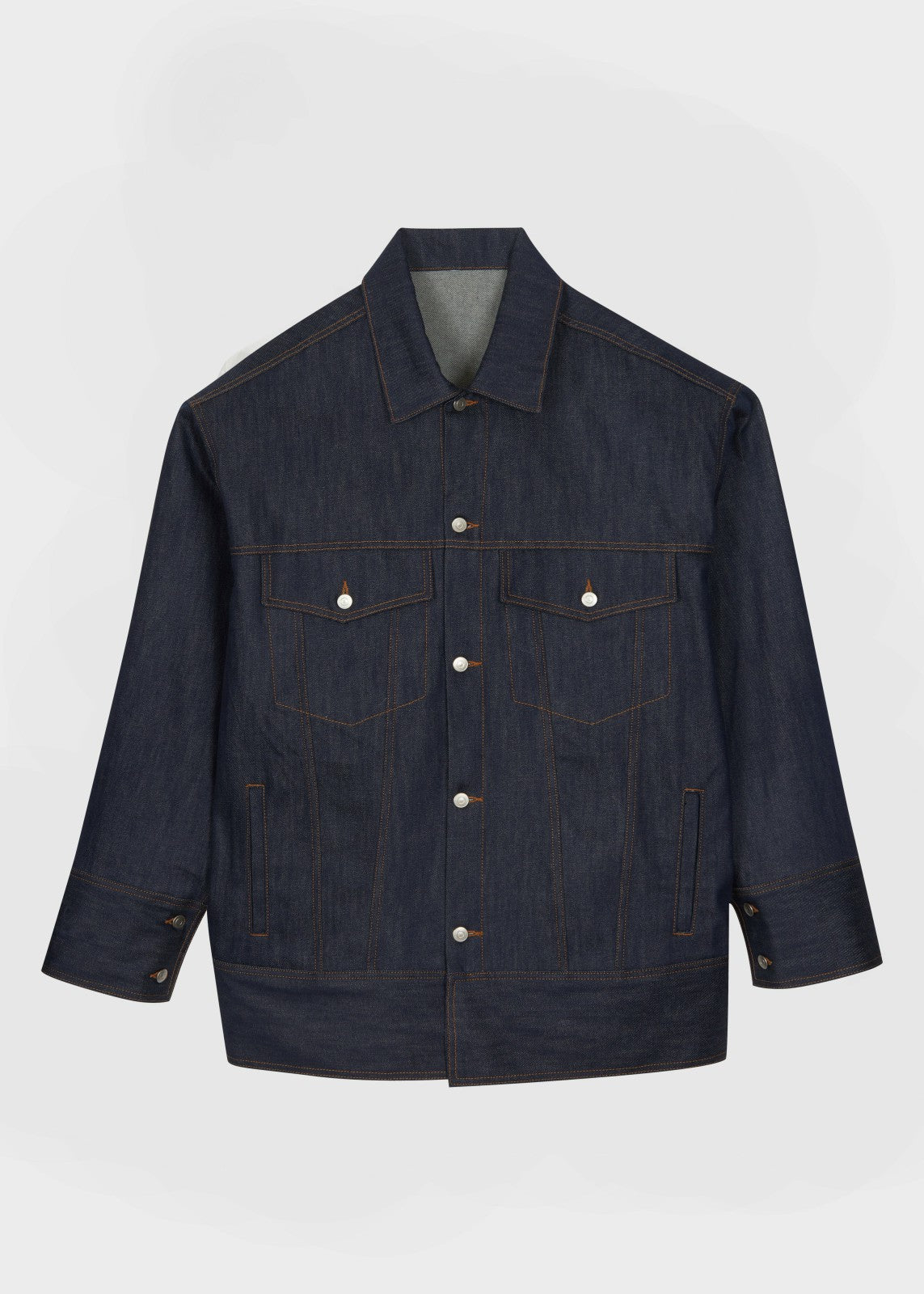 Leros Oversized Denim Jacket Dark Wash - Women