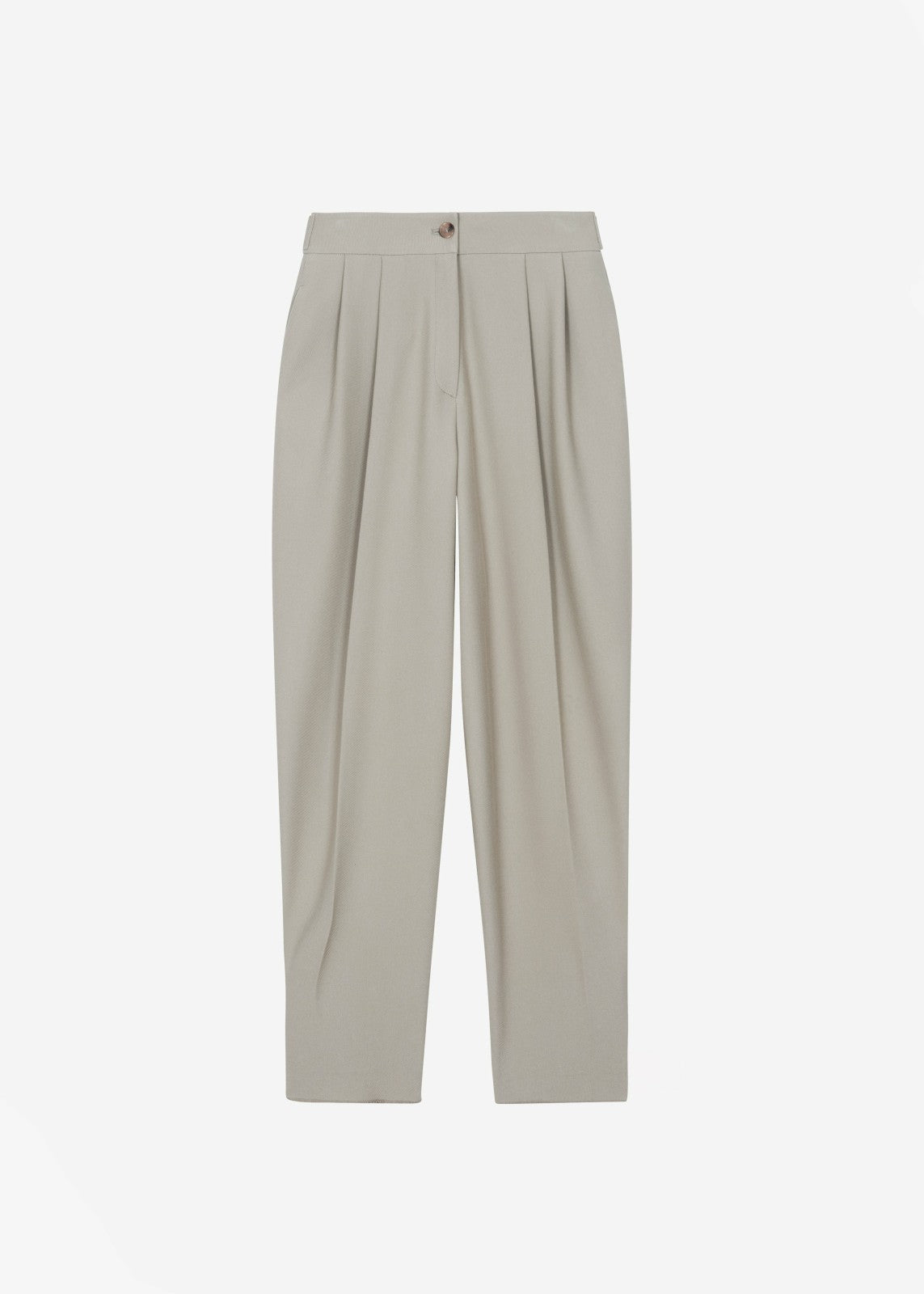 Dina Pleated Trousers Light Taupe - Women