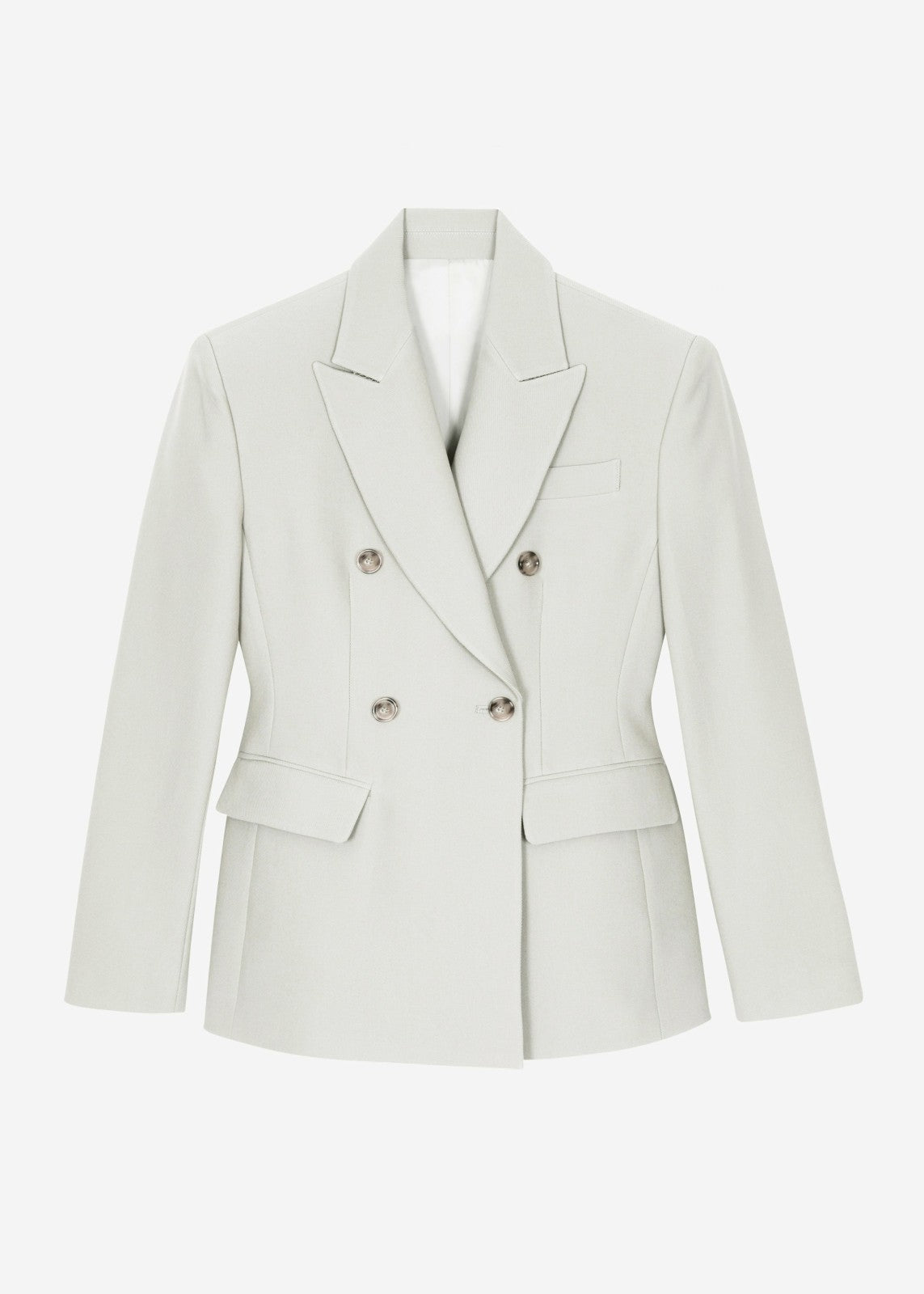 Dina Double Breasted Blazer Cream - Women