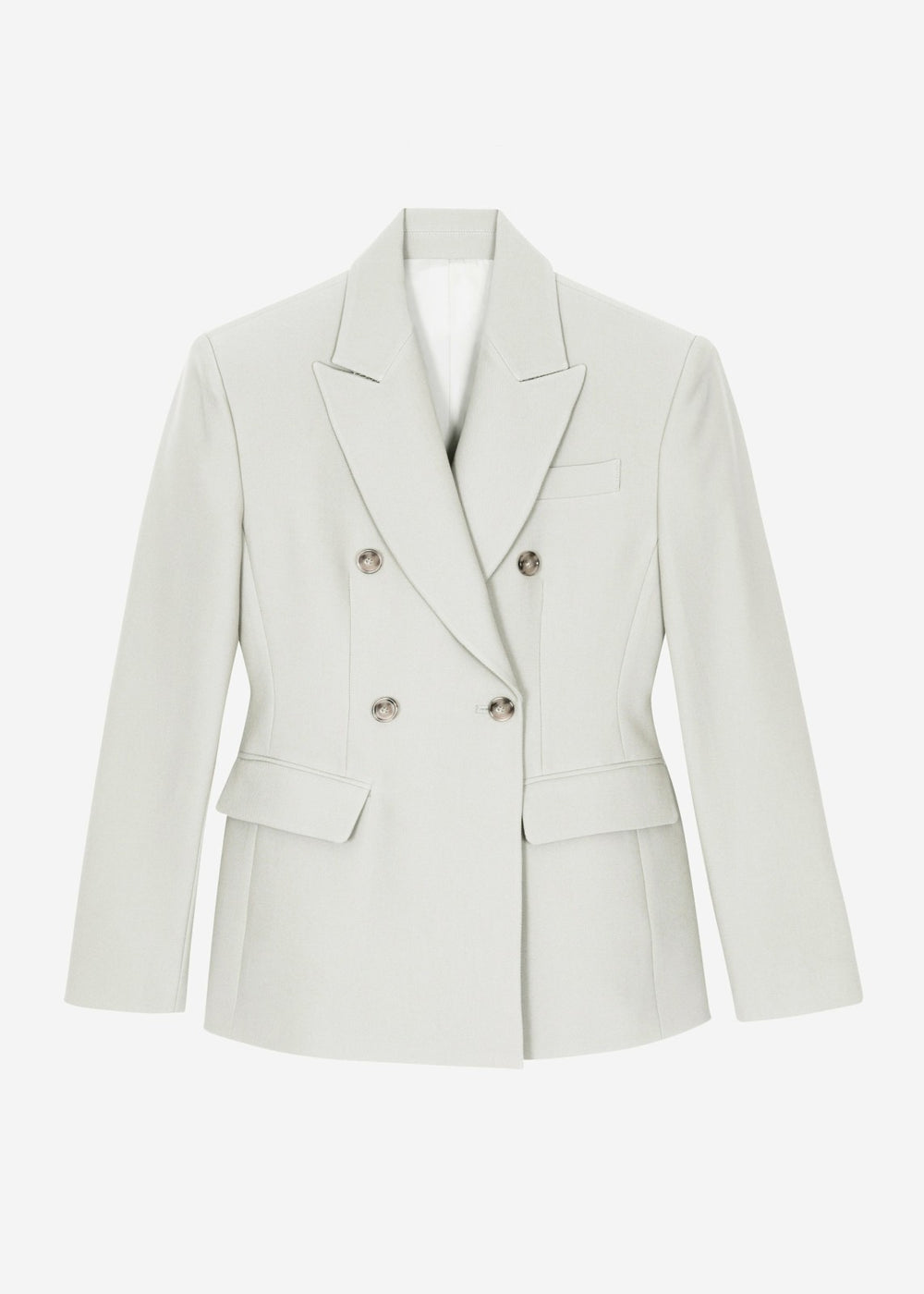 Dina Double Breasted Blazer Cream - Women