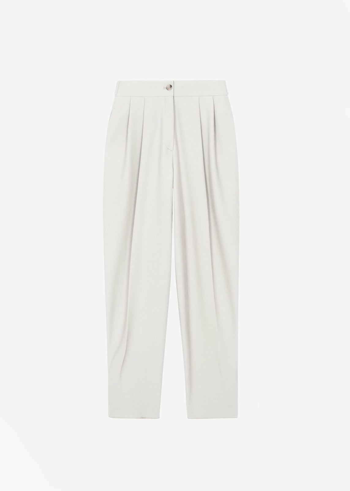 Dina Pleated Trousers Cream - Women