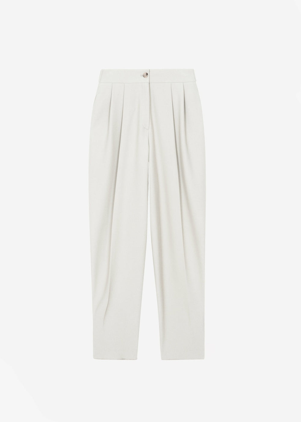 Dina Pleated Trousers Cream - Women