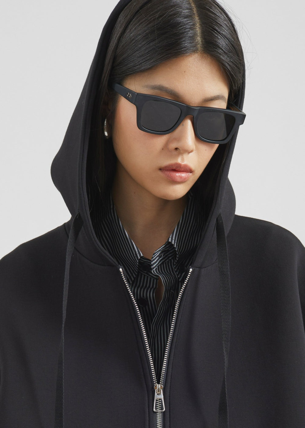 Karen Wazen Harper Sunglasses Matte Black - Women