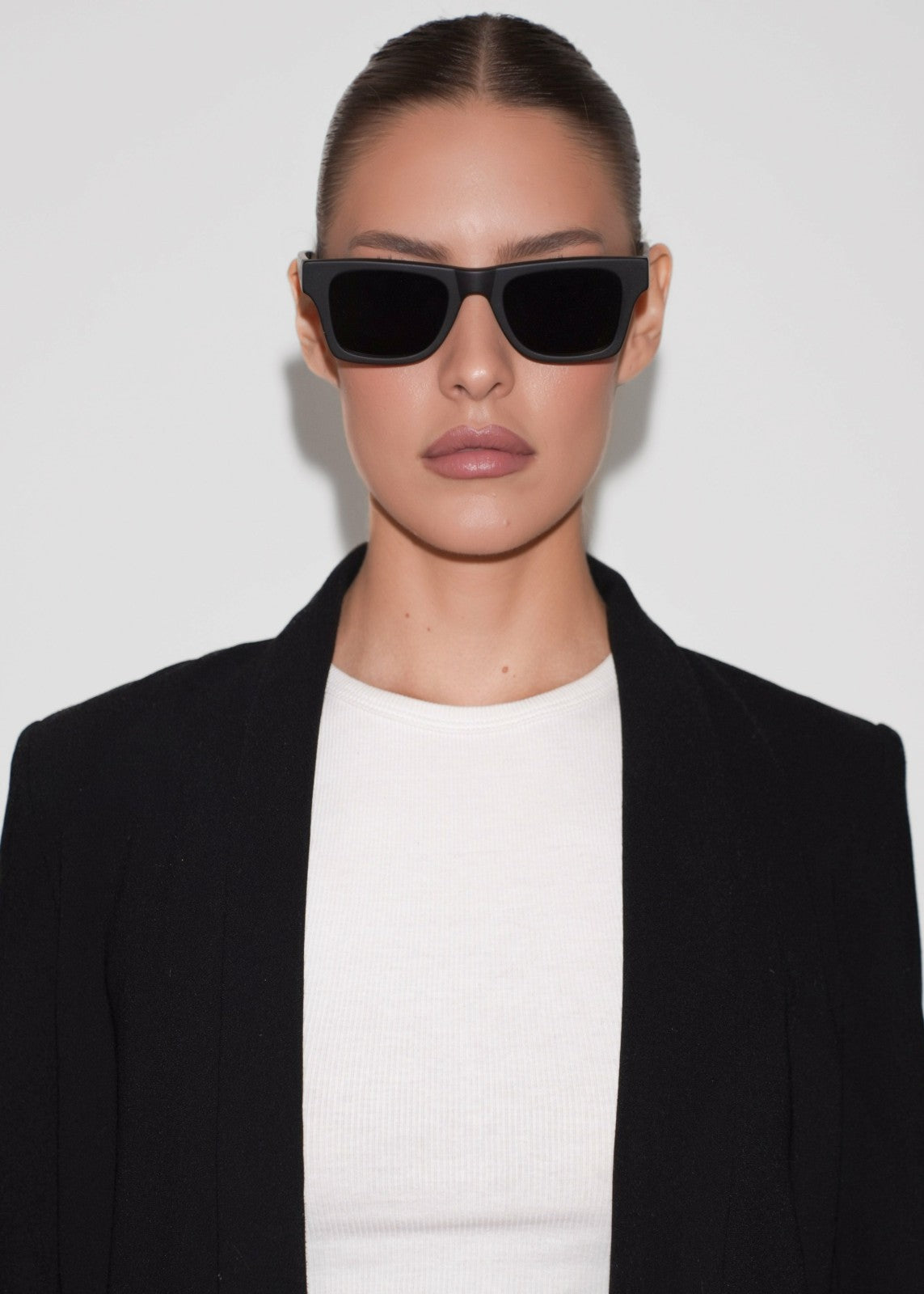 Karen Wazen Harper Sunglasses Matte Black - Women