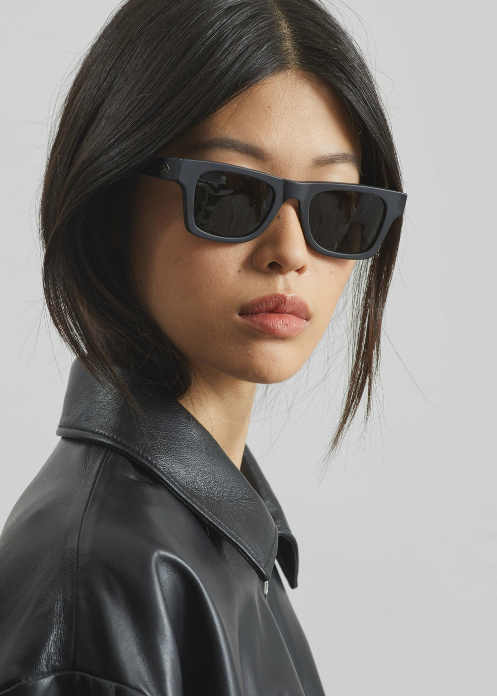 Karen Wazen Harper Sunglasses Matte Black - Women
