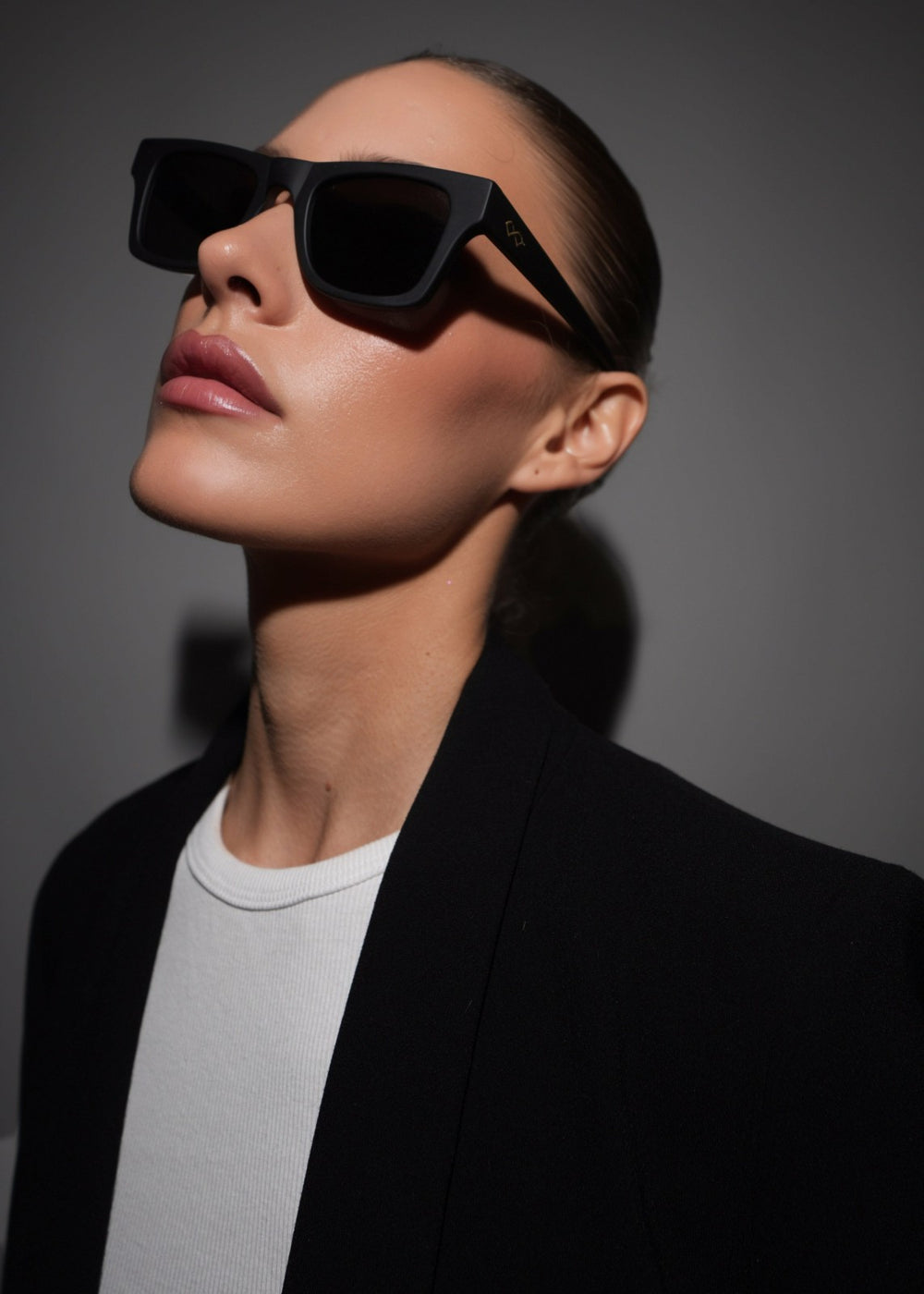 Karen Wazen Harper Sunglasses Matte Black - Women