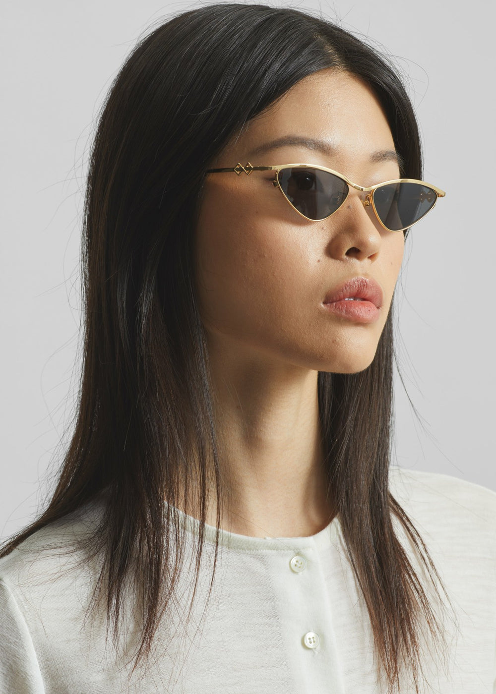 Karen Wazen Zoe Sunglasses Gold - Women