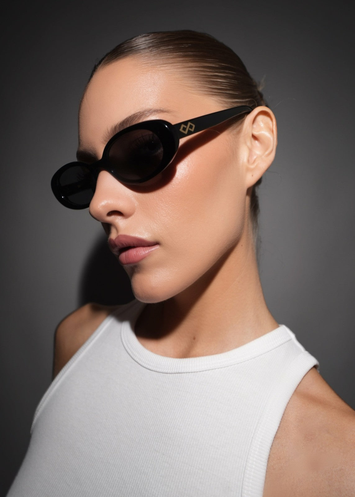 Karen Wazen Olivia Sunglasses Black - Women
