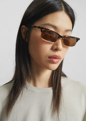 Karen Wazen Iris Sunglasses Tortoise - Women