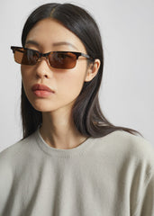 Karen Wazen Iris Sunglasses Tortoise - Women
