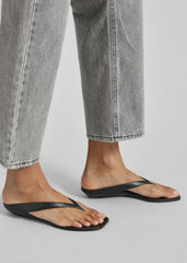 Loulou de Saison Coda Nappa Leather Sandals Black - Women