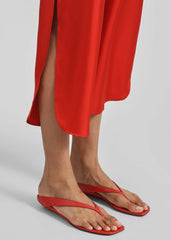 Loulou de Saison Coda Nappa Leather Sandals Tomato - Women