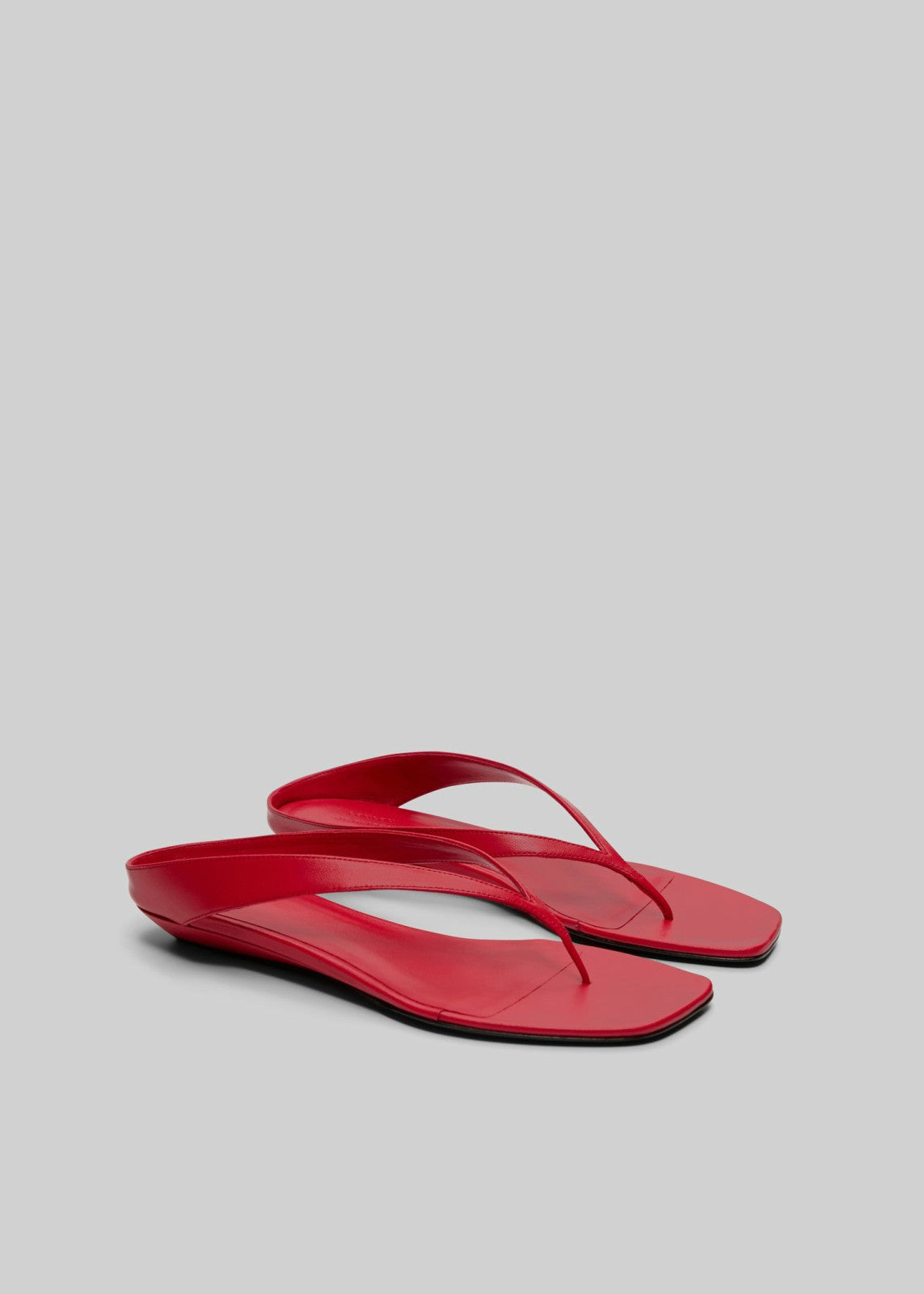 Loulou de Saison Coda Nappa Leather Sandals Tomato - Women