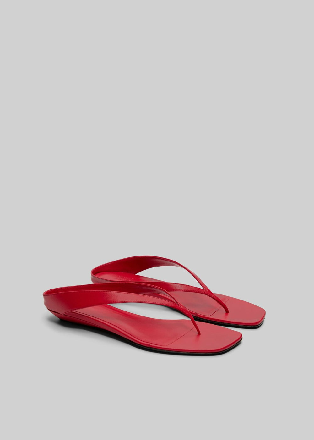 Loulou de Saison Coda Nappa Leather Sandals Tomato - Women