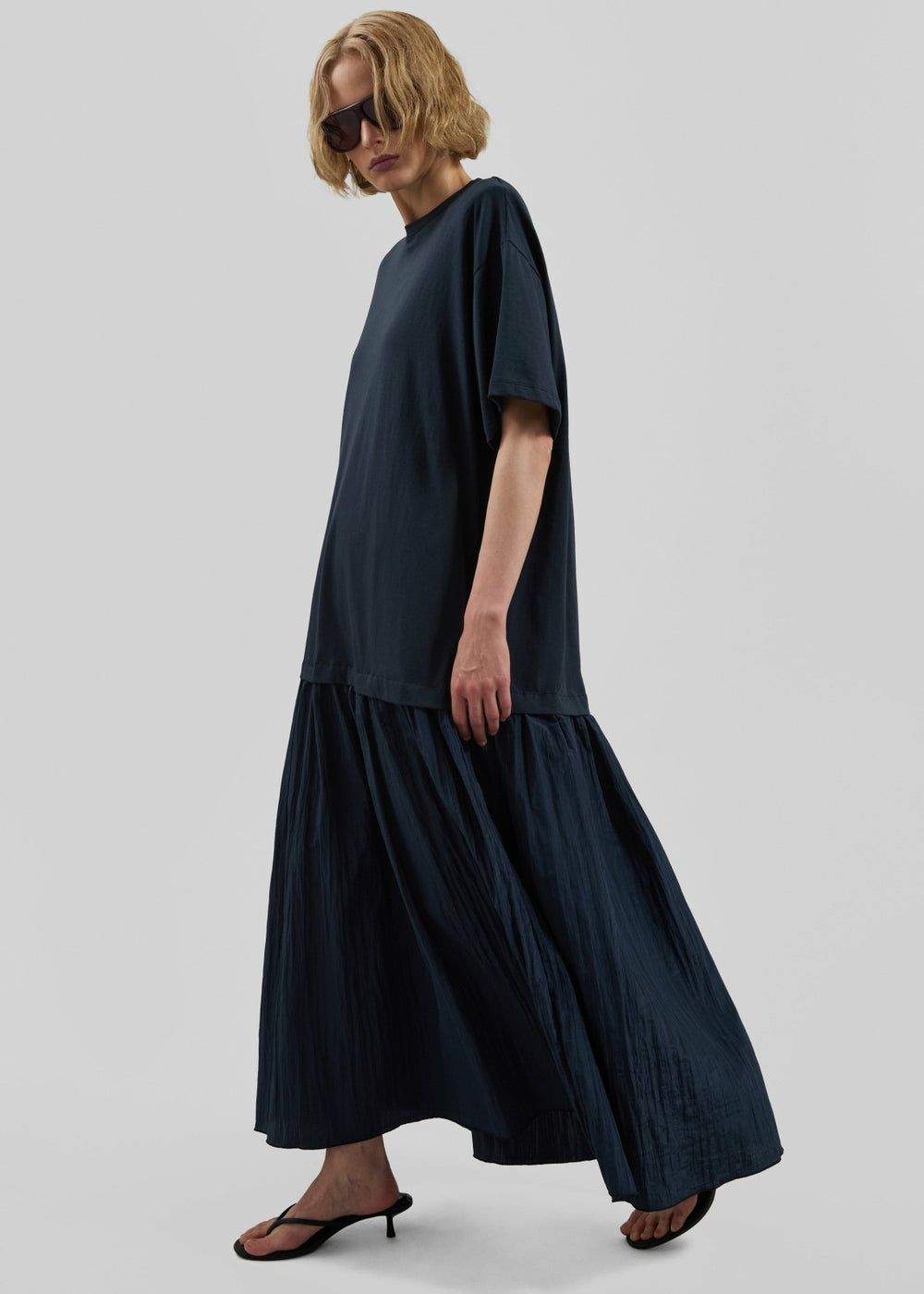 Endell Drop-Waist T-Shirt Dress Navy - Women
