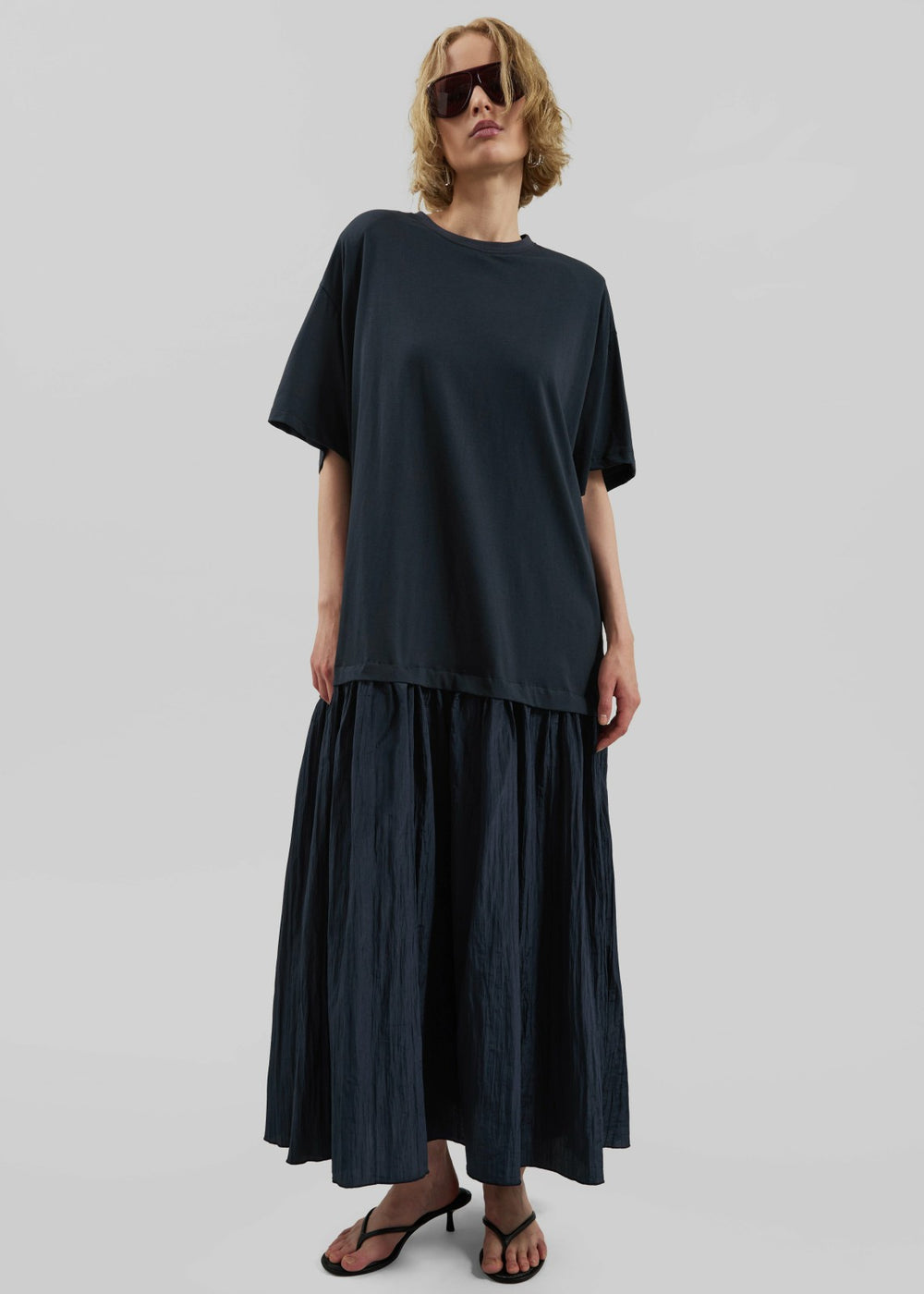 Endell Drop-Waist T-Shirt Dress Navy - Women