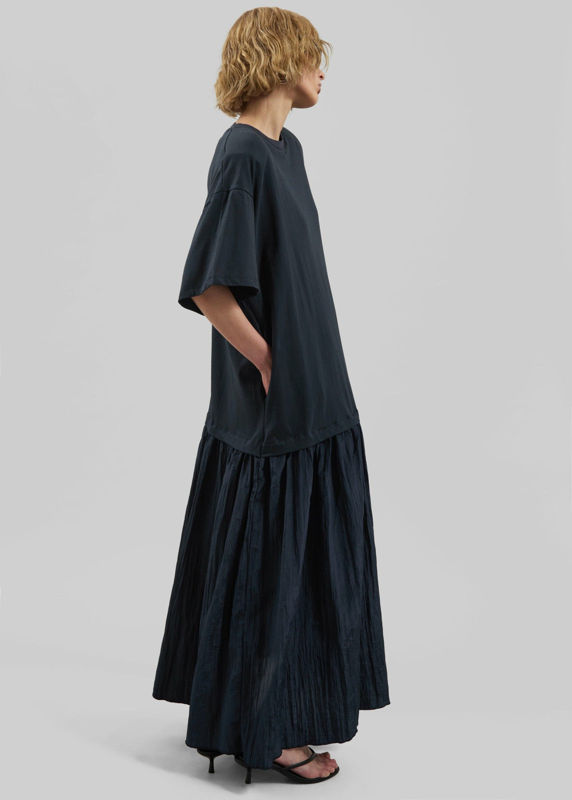 Endell Drop-Waist T-Shirt Dress Navy - Women