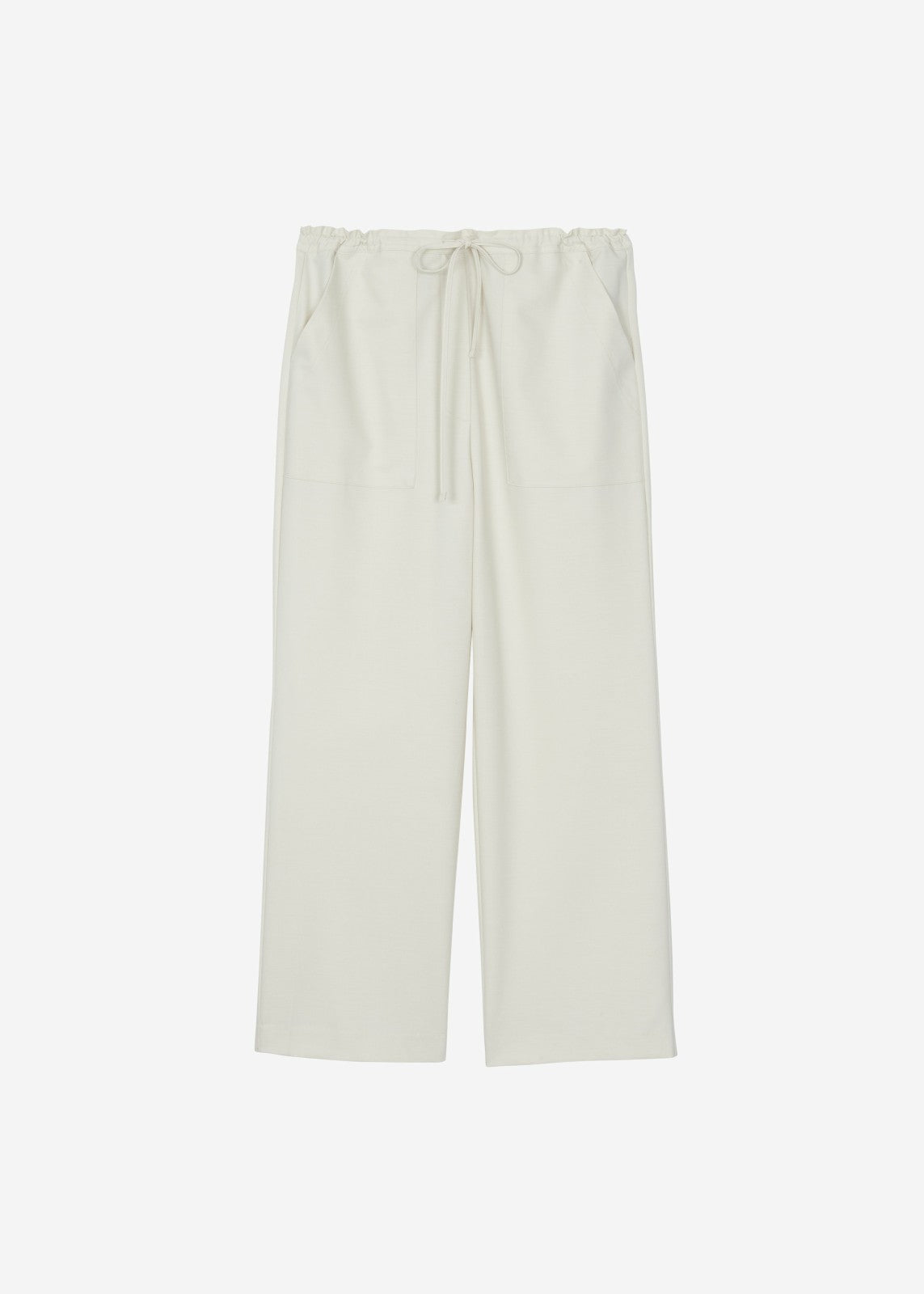 Ronne Straight Trousers Cream - Women