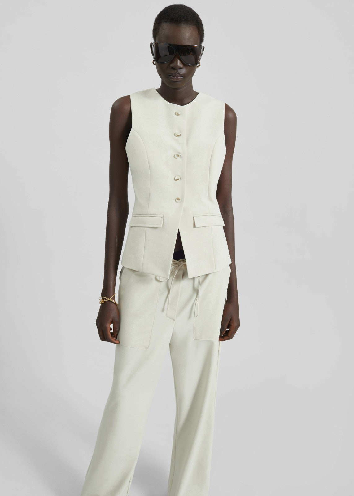 Ronne Vest Cream - Women