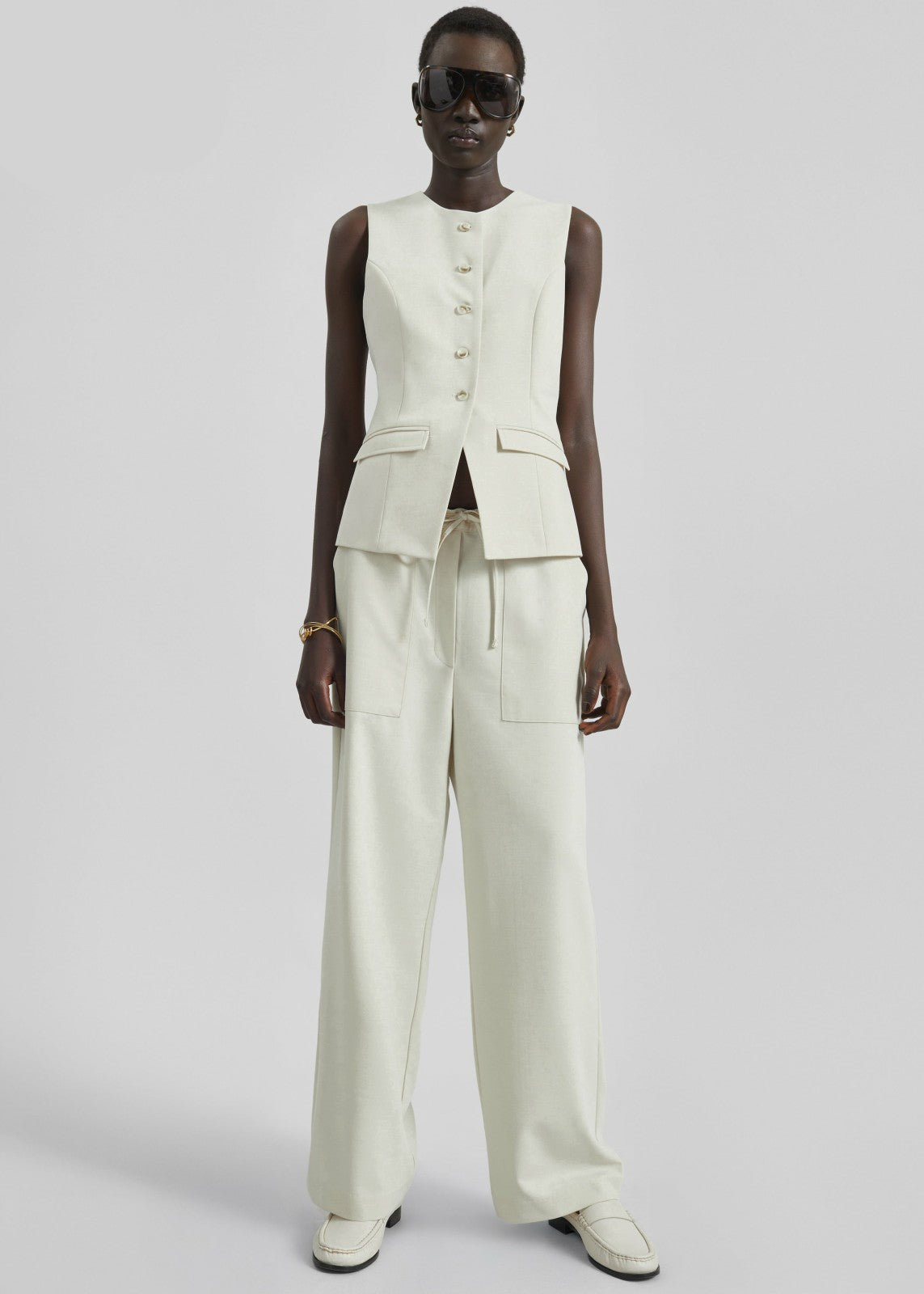 Ronne Vest Cream - Women