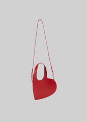 Coperni Crossbody Baby Heart Tote Bag Red - Women