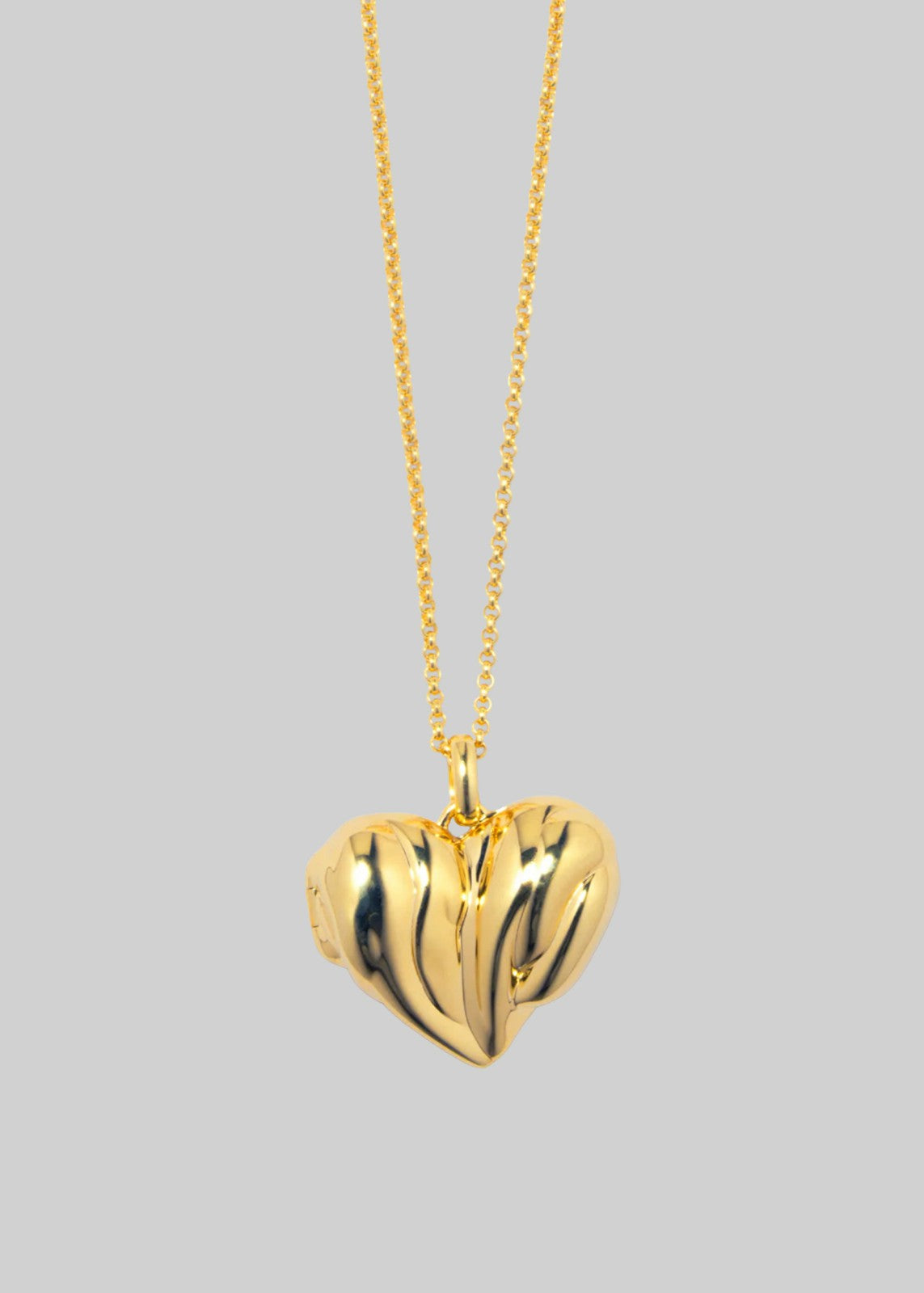 Completedworks Heart Locket Pendant Necklace Gold - Women