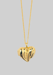 Completedworks Heart Locket Pendant Necklace Gold - Women