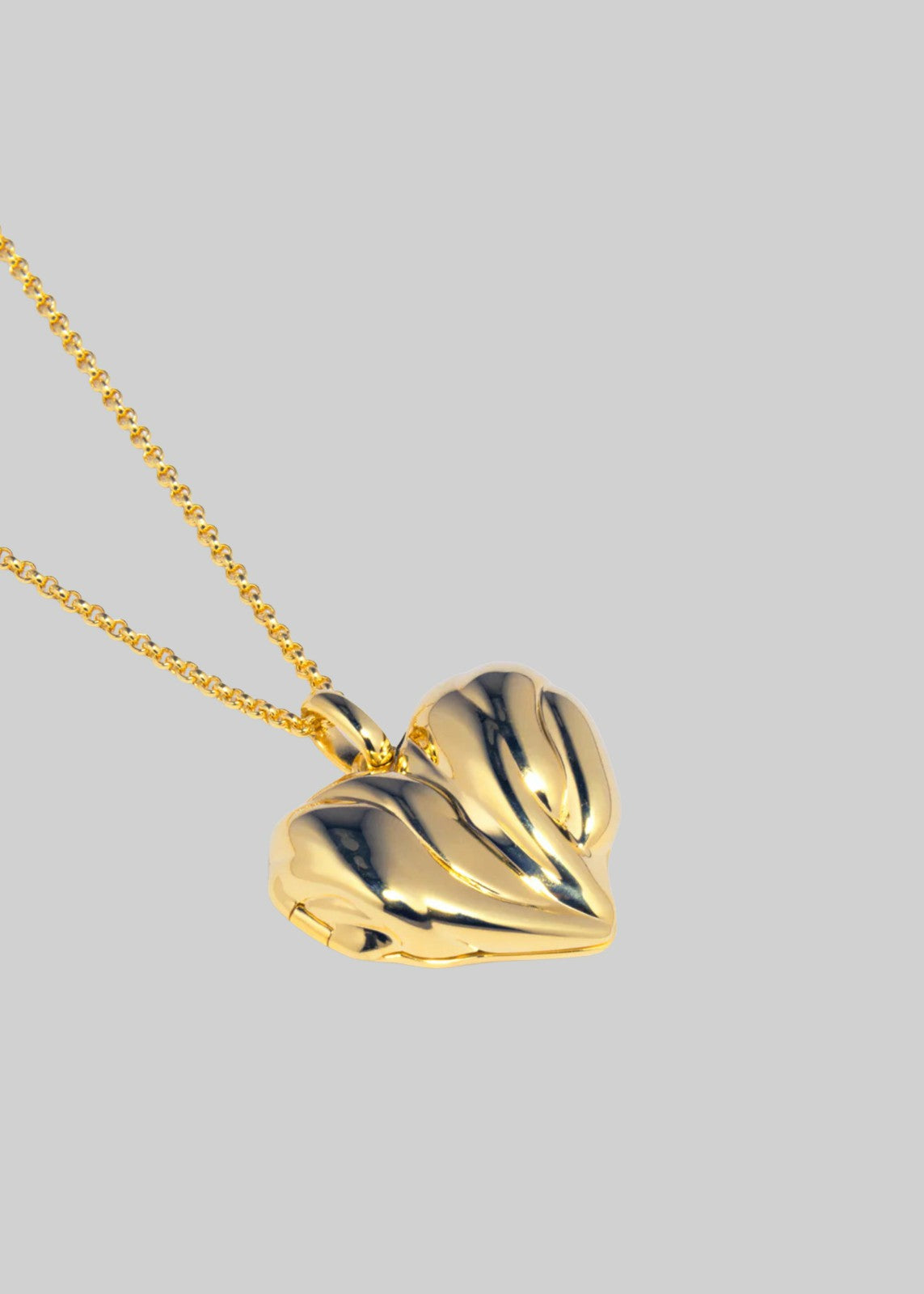 Completedworks Heart Locket Pendant Necklace Gold - Women