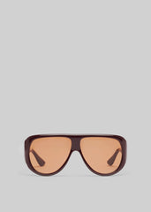 Port Tanger Gambia Sunglasses Crimson Acetate/Tobacco Lens - Men/Women