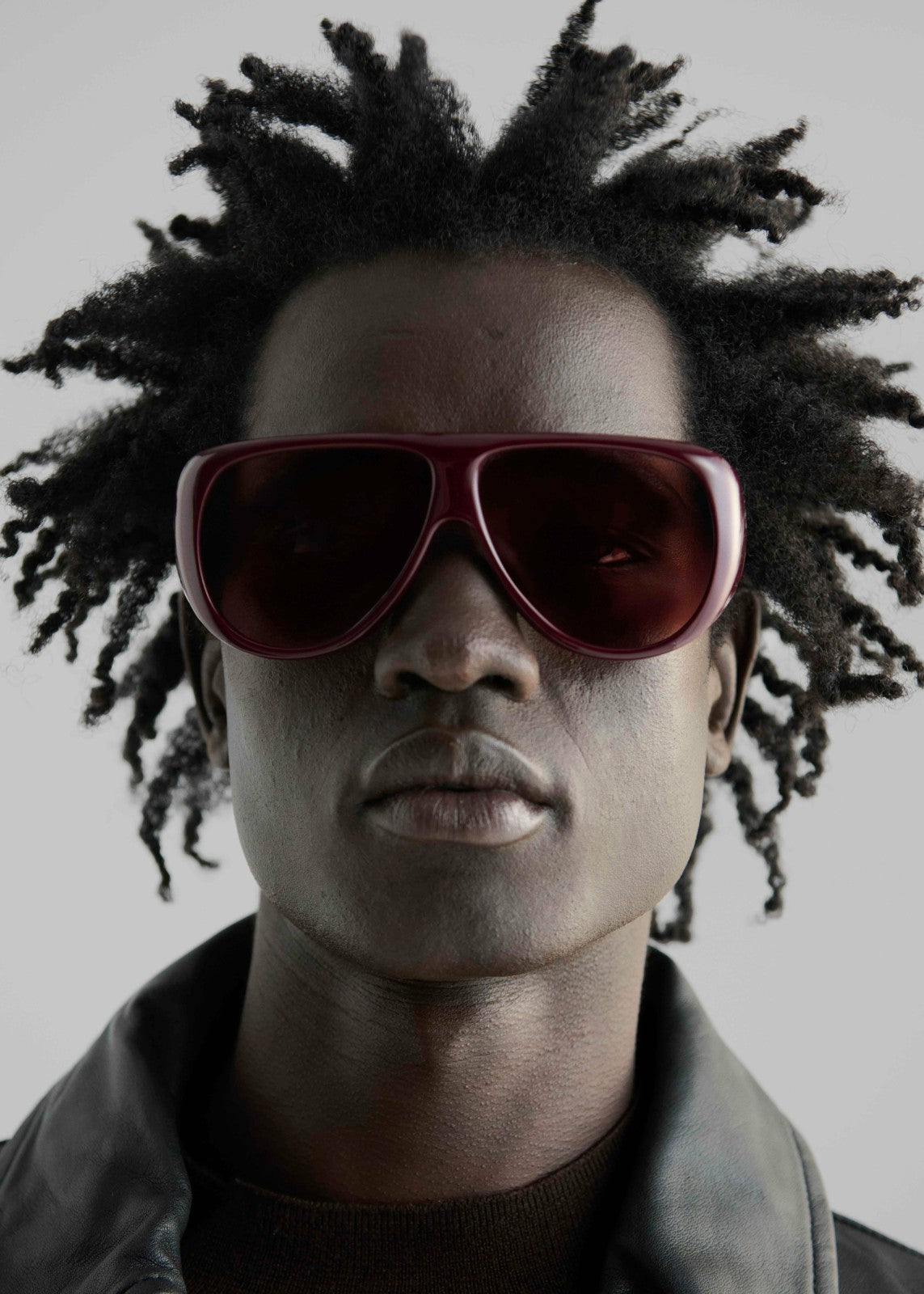 Port Tanger Gambia Sunglasses Crimson Acetate/Tobacco Lens - Men/Women