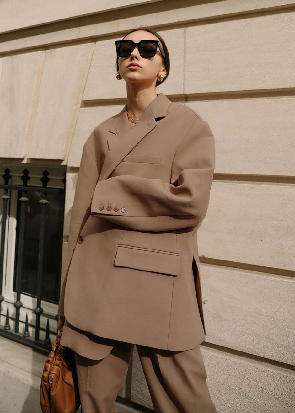 Bea Blazer Latte - Women