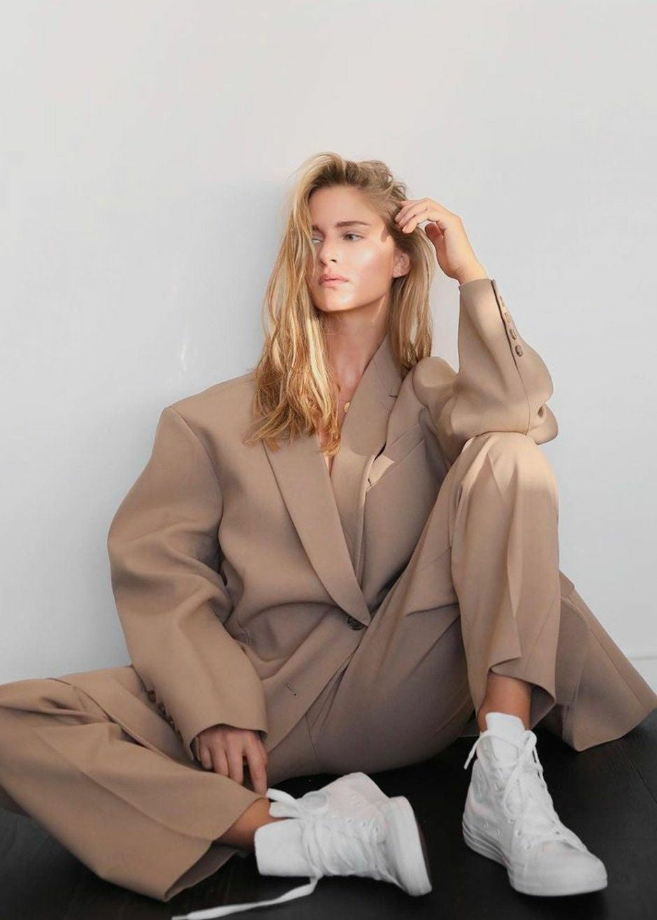 Bea Blazer Latte - Women