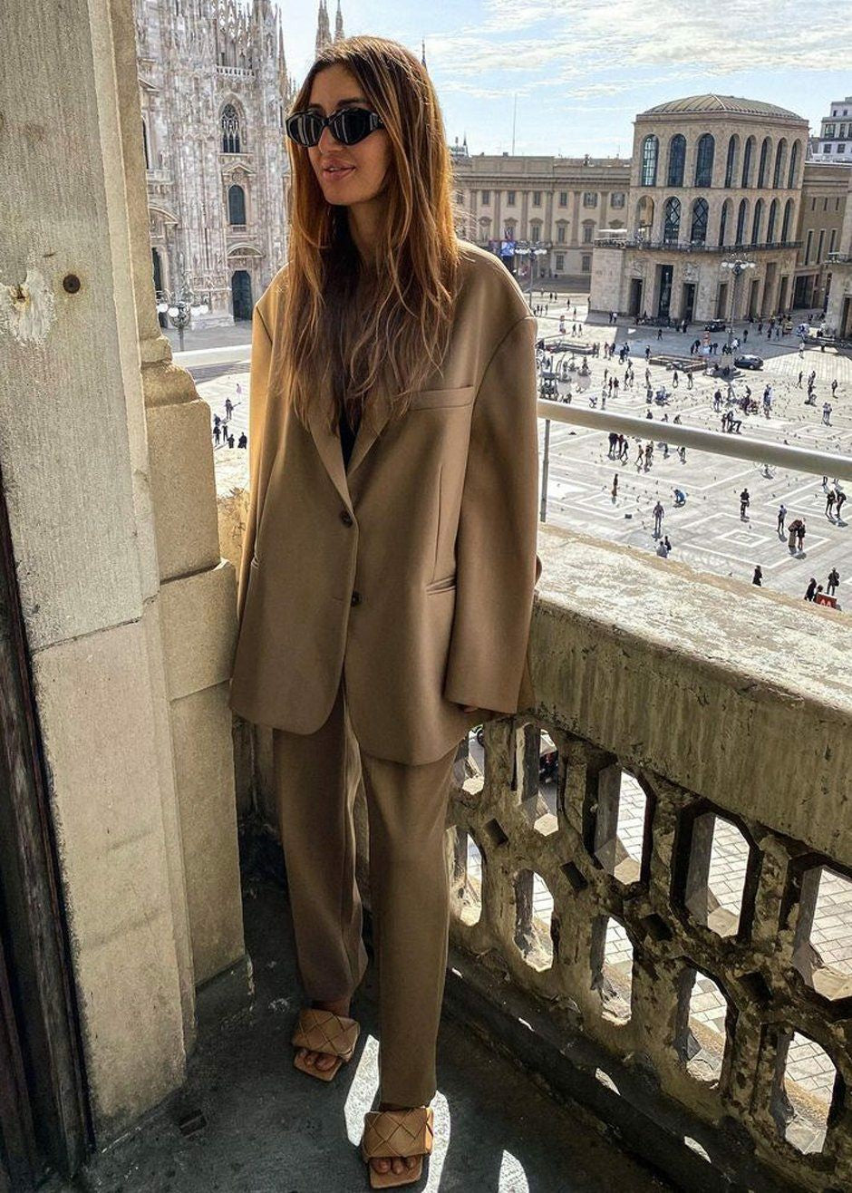 Bea Blazer Latte - Women