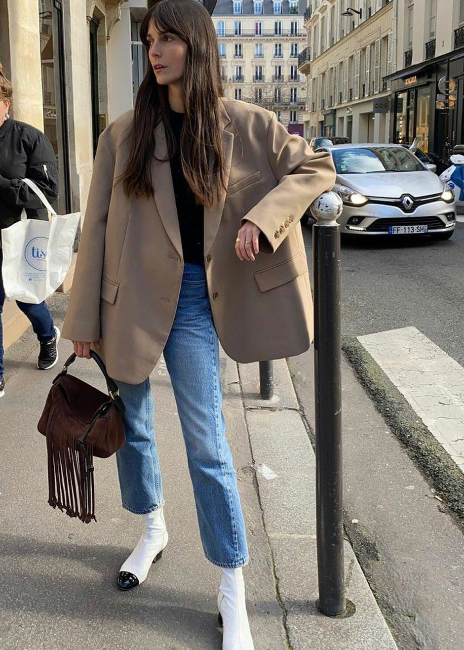 Bea Blazer Latte - Women